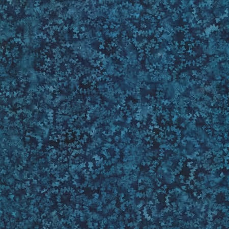 Navy Diagonal Vine Batik