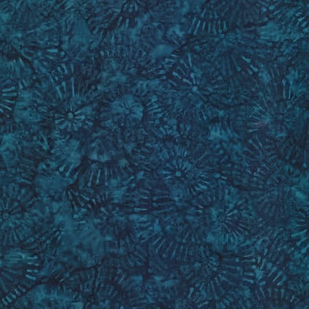 Navy Pins & Needles Batik