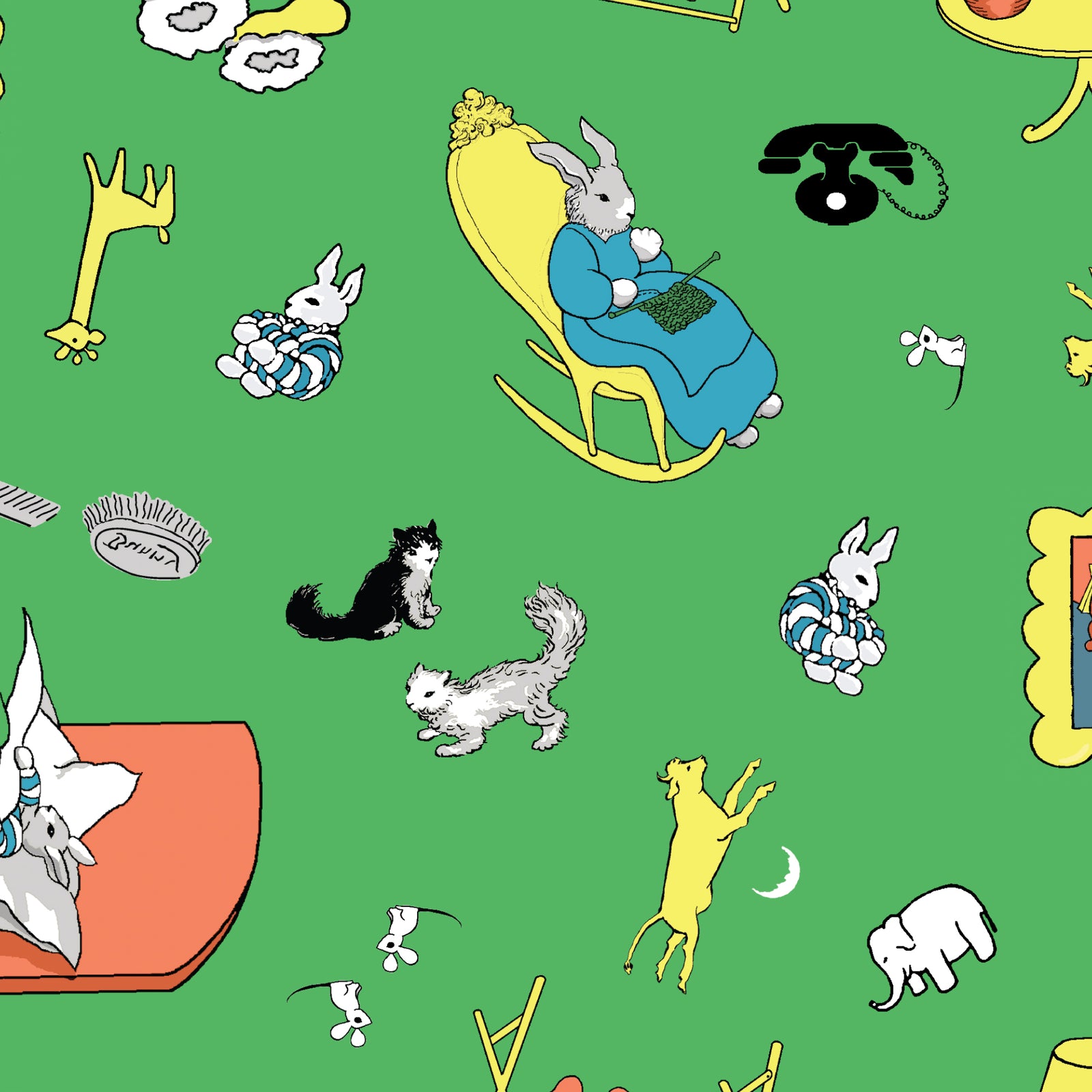 Goodnight Moon GNM Tossed Green