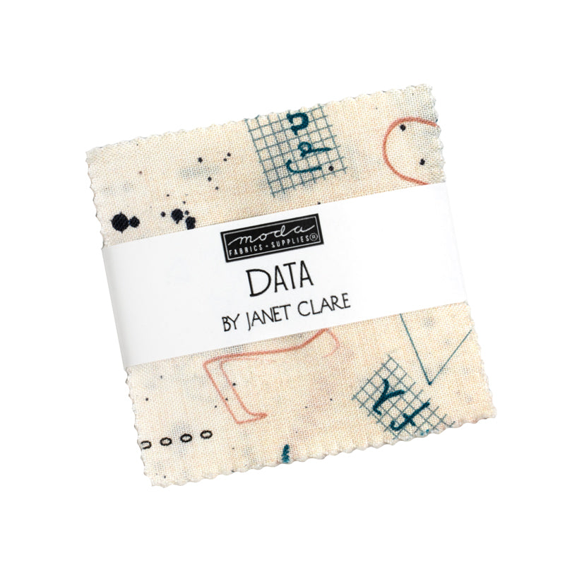 Data Mini Charm Pack by Janet Clare for Moda