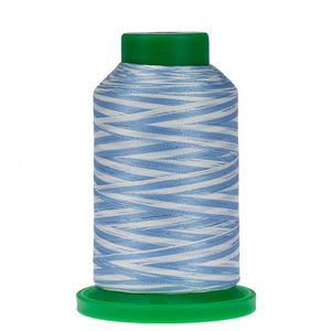 9603 The Blues Isacord Variegated Thread 1000m