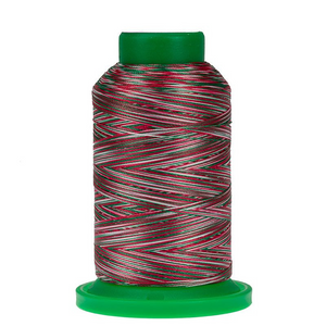 9864 Holly Berry Wreath Isacord Variegated Thread 1000m