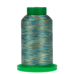 9978 Egyptian Turquoise Isacord Variegated Thread 1000m