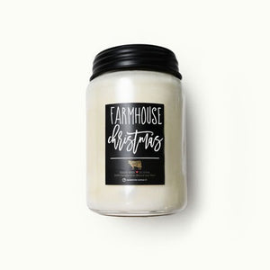 26 oz Apothecary Jar Farmhouse Christmas