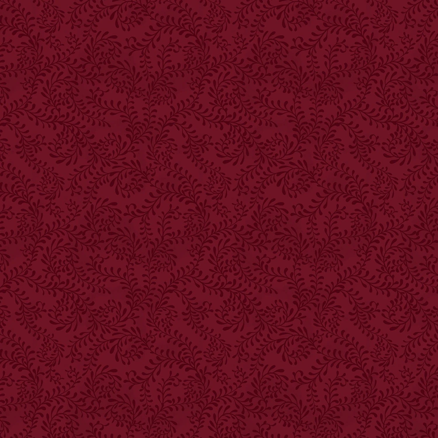 Swirling Leaves Scarlet Red