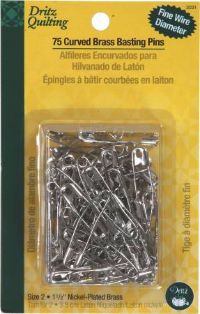 Curved Safety Pins S2 75ct