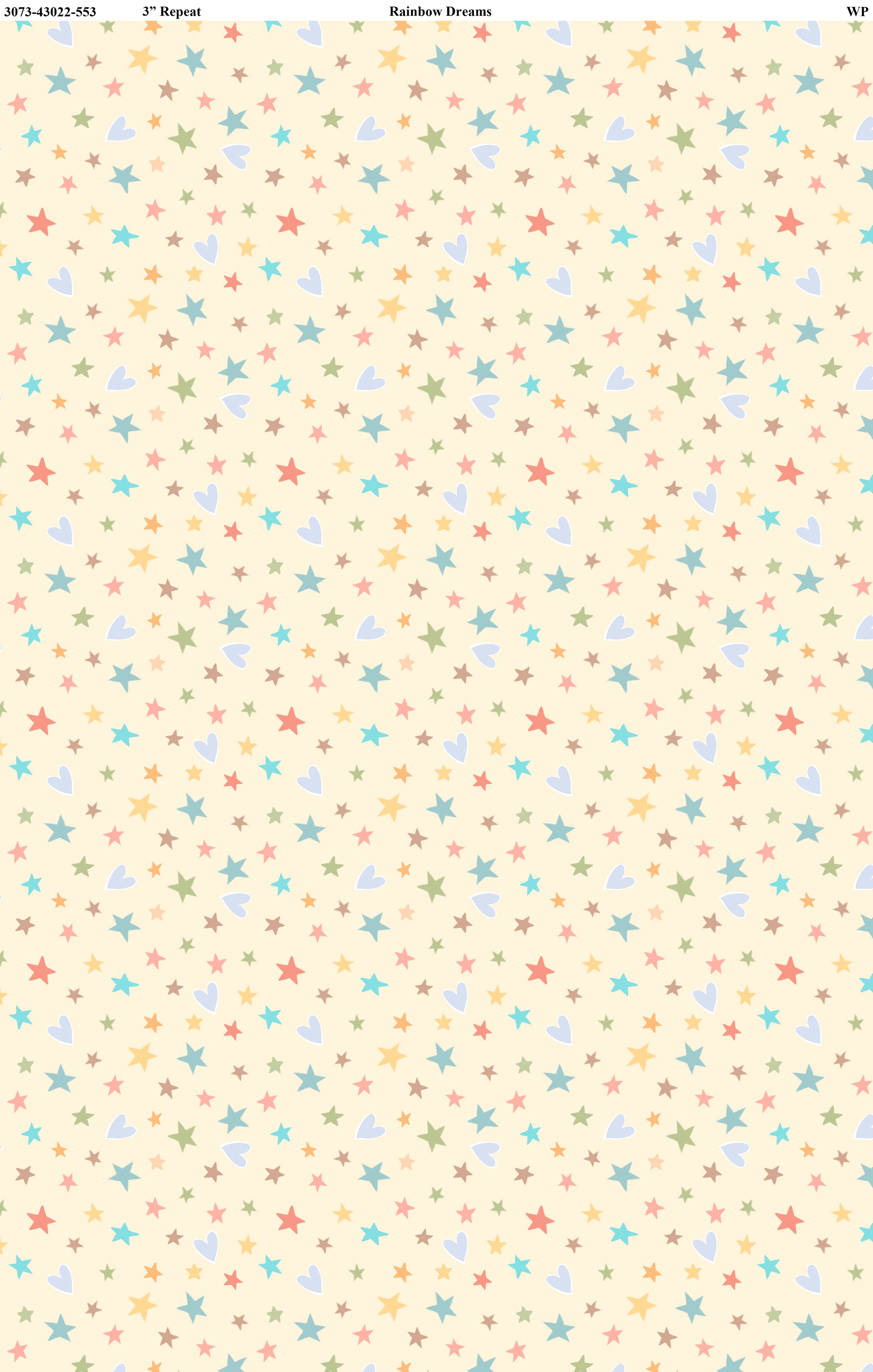 Stars and Hearts Yellow