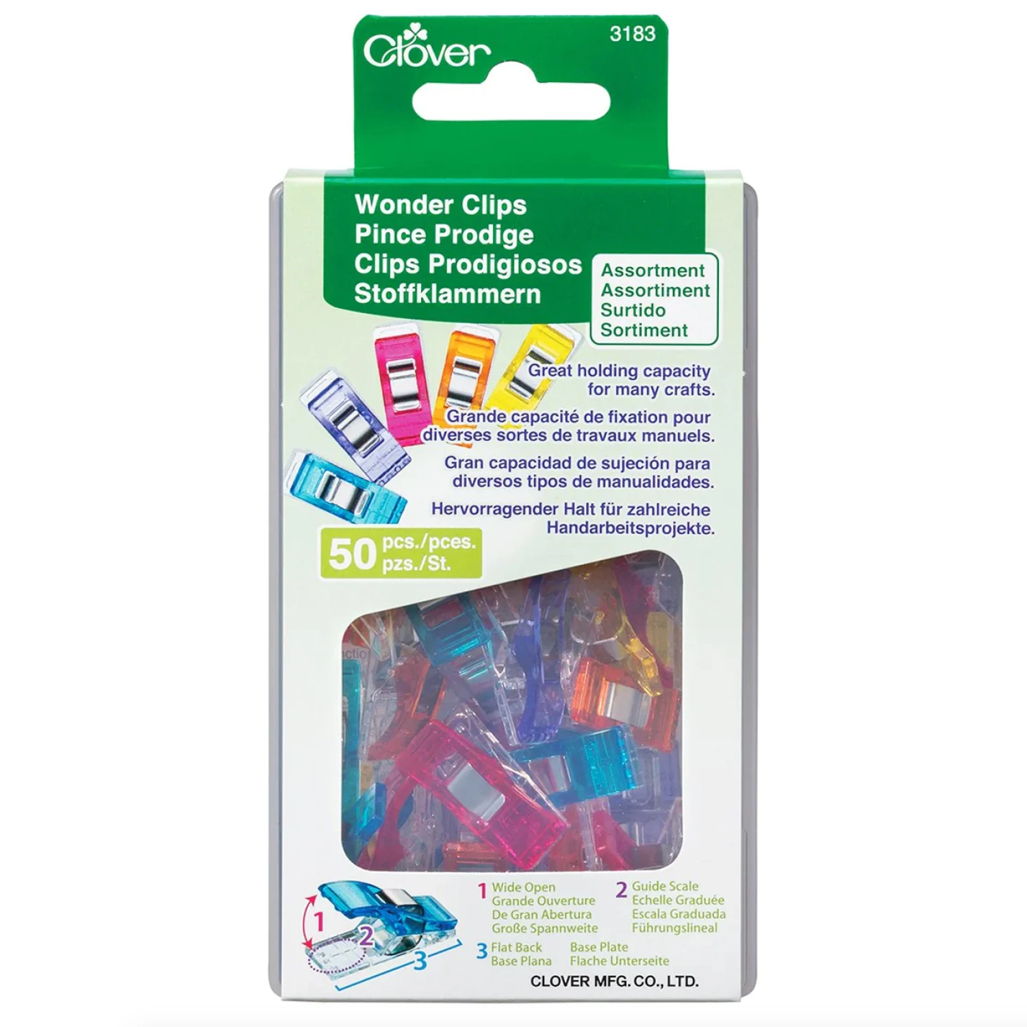 Wonder Clips, 50 Asst Colors