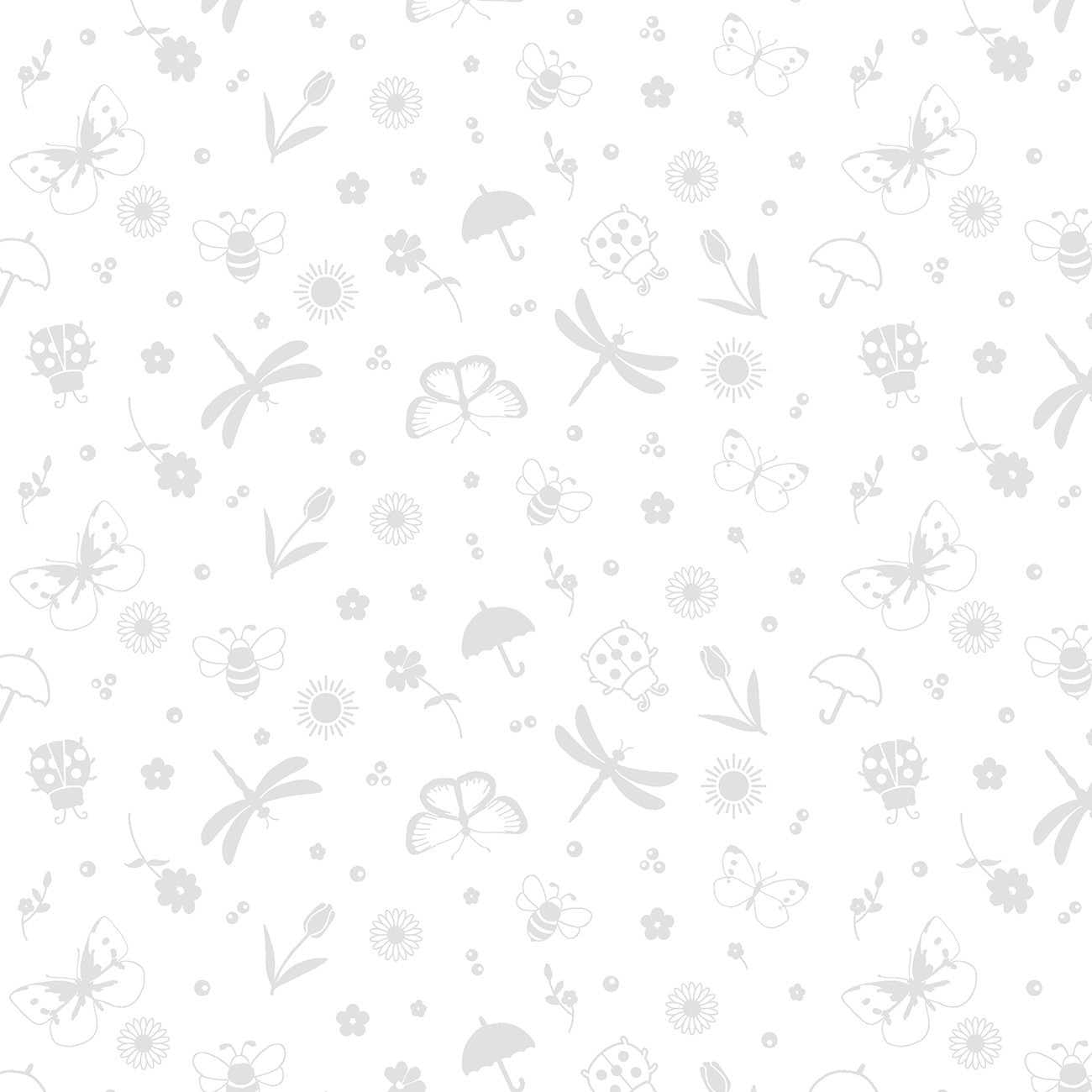 Spring Days - Spring Mix White on White
