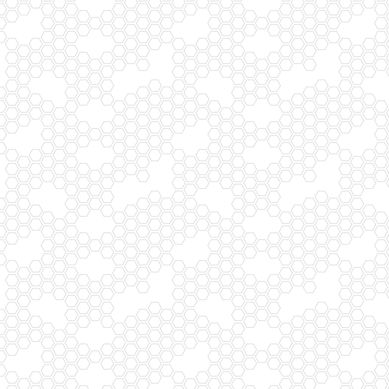Spring Days - Honeycomb White on White