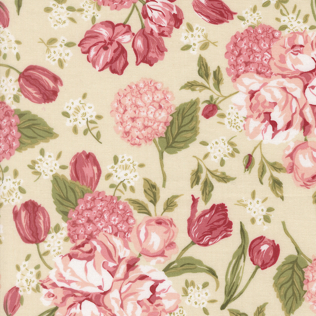 Je T'aime Love Garden Lace fabric by Stacy Iest Hsu for Moda