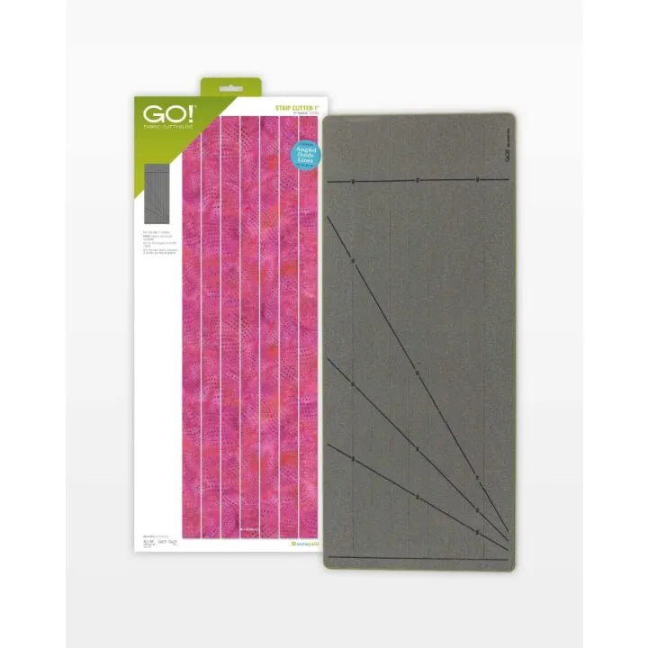 GO! Strip Cutter-1" (1/2" Finished) 7 Strips with Angled Guidelines Die