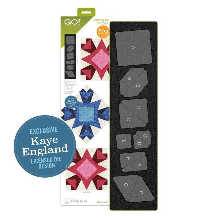 GO! Odette Block-11" Finished Die by Kaye England