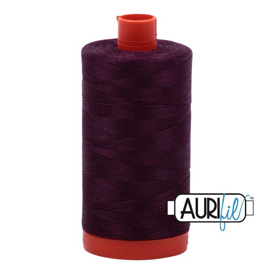 Aurifil 1422yds Very Dark Eggplant