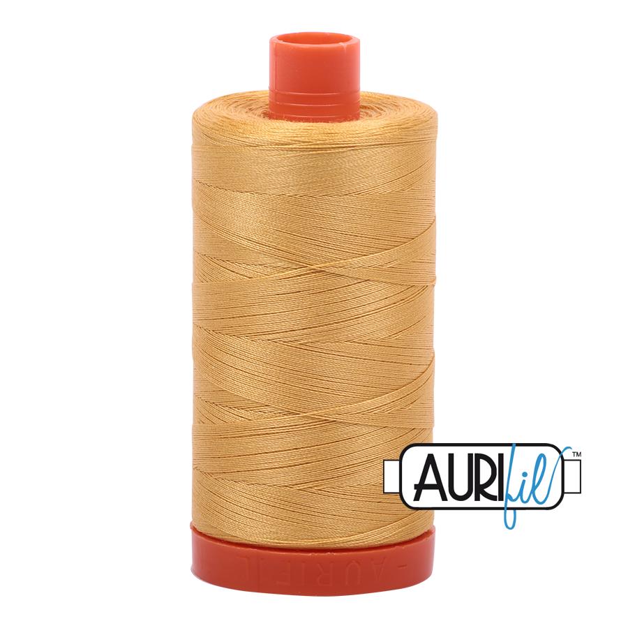 Aurifil 1422yds Spun Gold