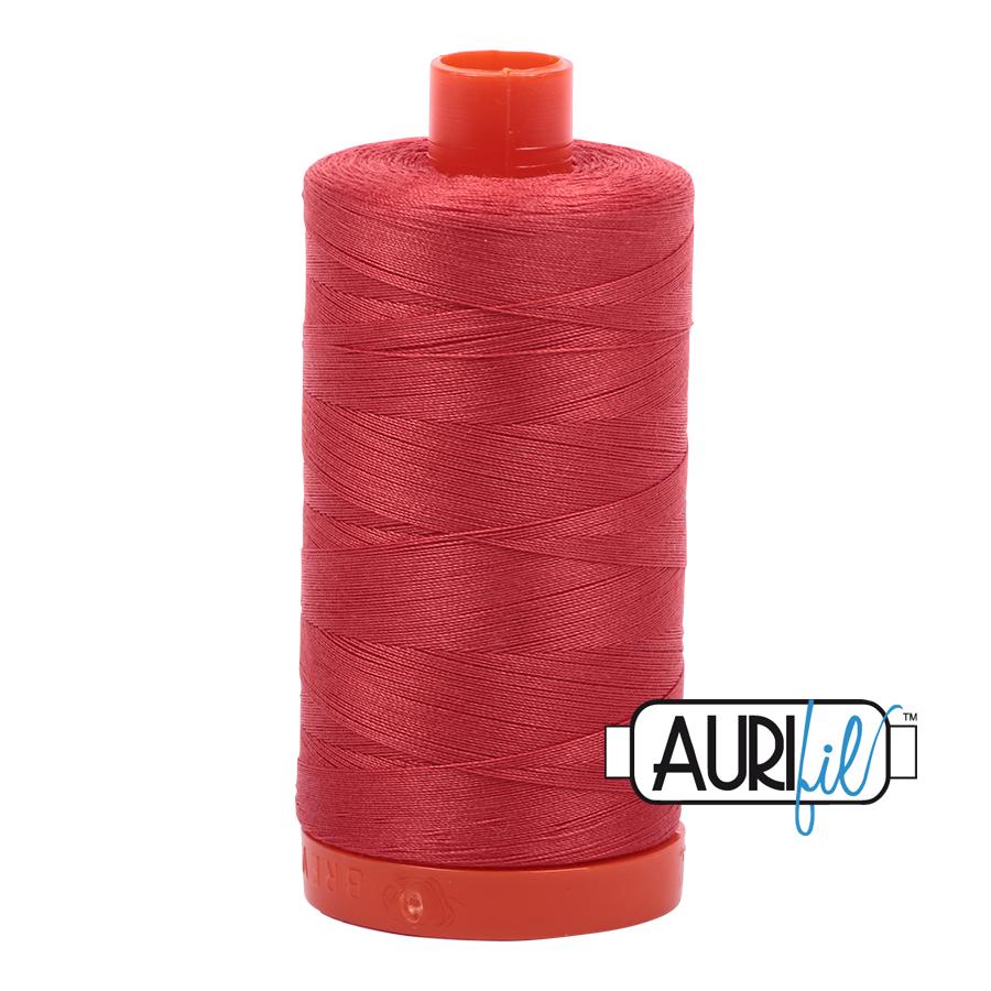 Aurifil 1422yds Dk Red Orange