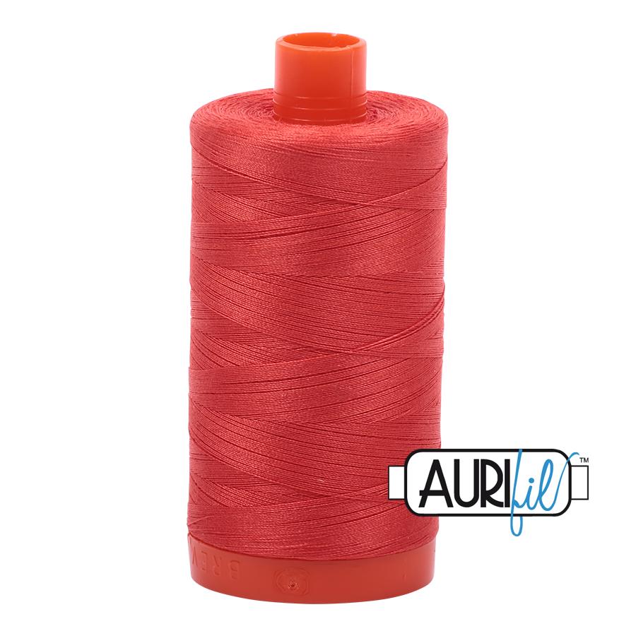 Aurifil 1422yds Lt Red Orange