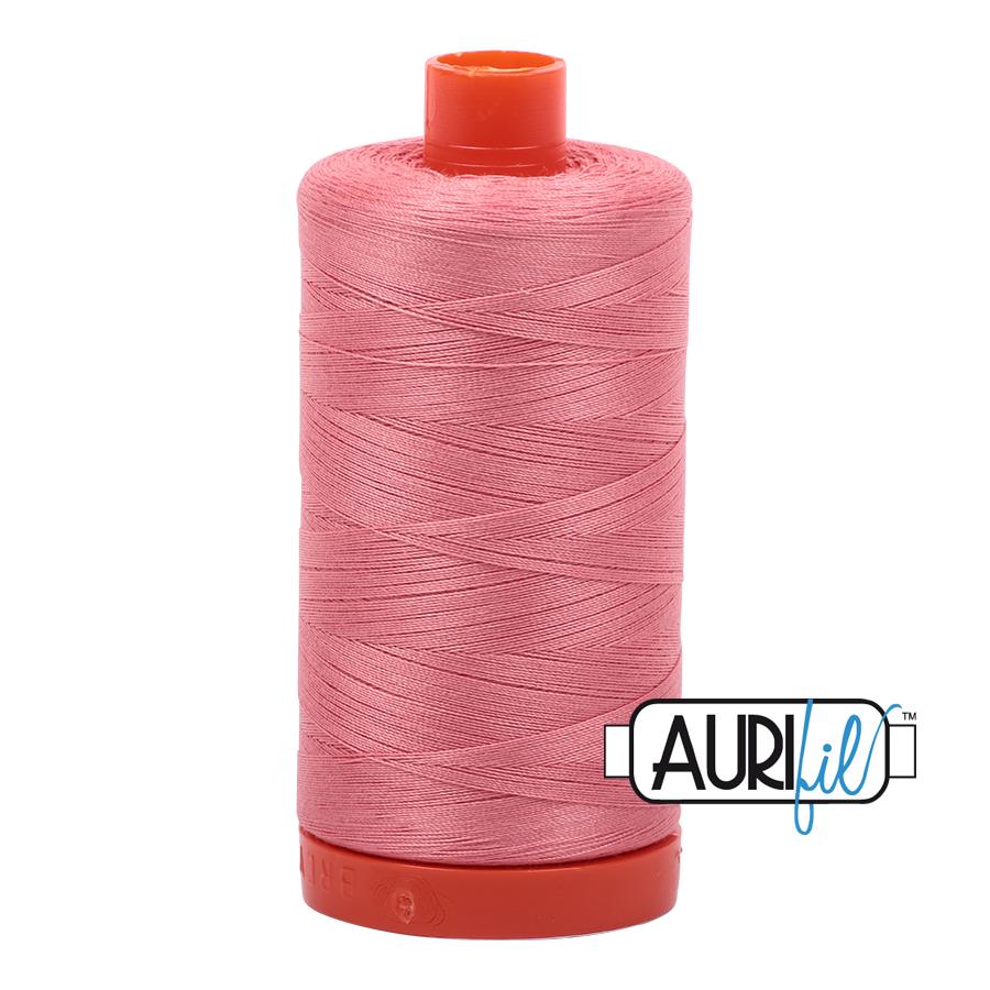 Aurifil 1422yds Peachy Pink