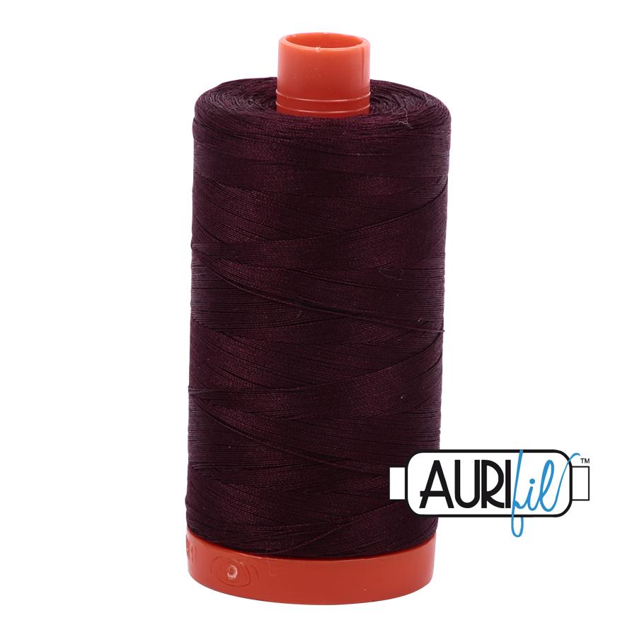 Aurifil 1422yds Very Dark Brown