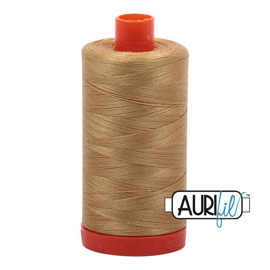 Aurifil 1422yds Light Brass