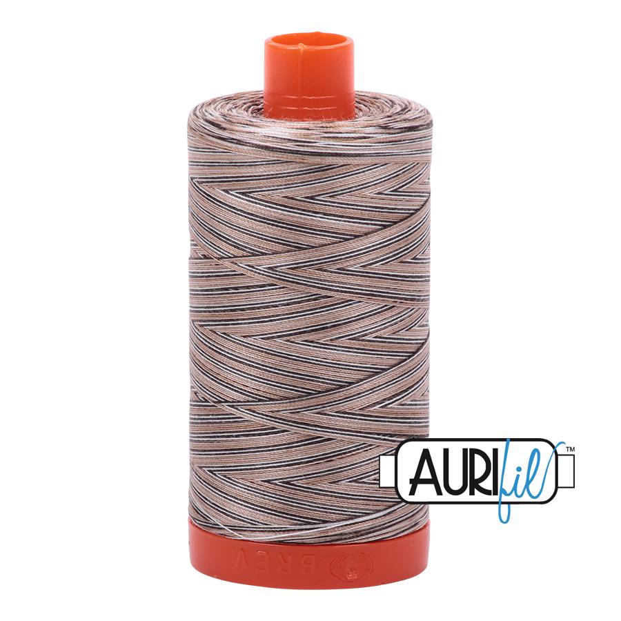 Aurifil 1422yds Variegated Nutty Nougat