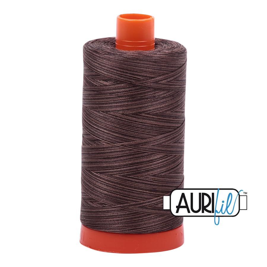 Aurifil 1422yds Variegated Mocha Mousse