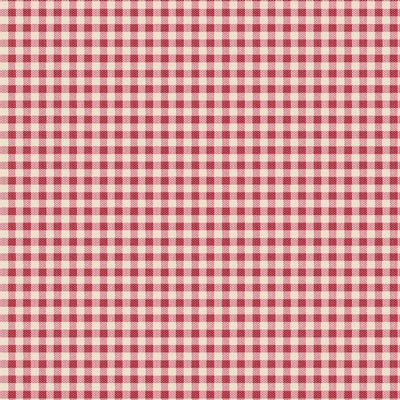 Woven Gingham Red