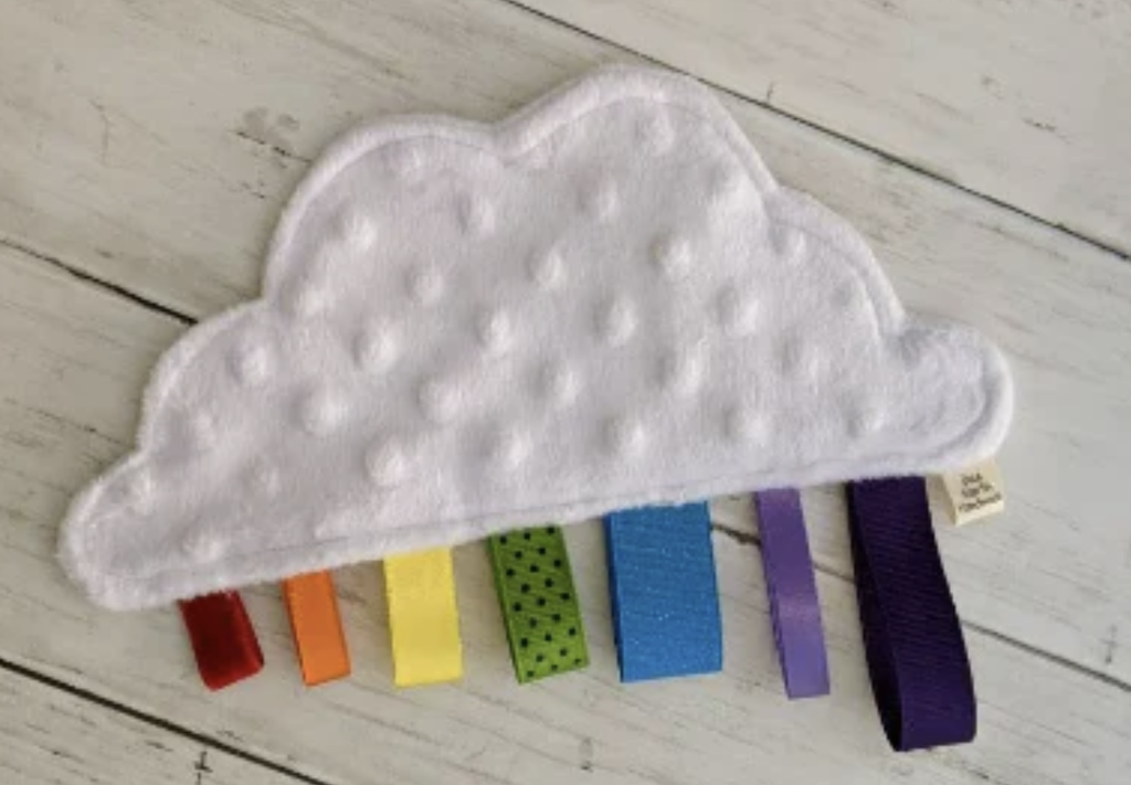 Rainbow Cloud Crinkle Toy Kit