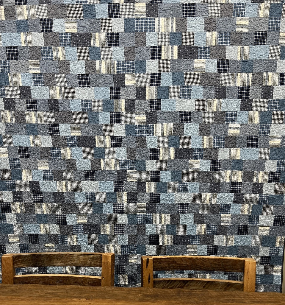 Jeans Pieced to Treasure Kit, 84" x 96"