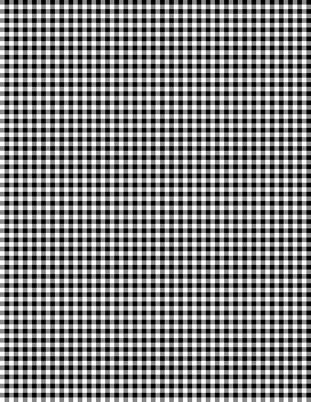 Mini Gingham White/Black