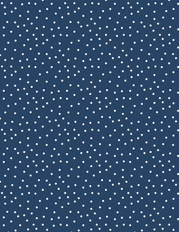 Polka Dots Navy