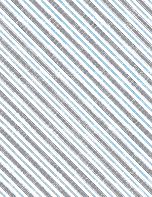 Diagonal Stripe White