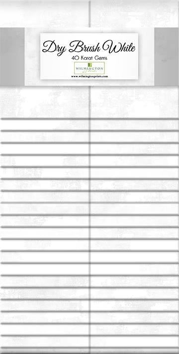 Dry Brush White 40 Karat Gems