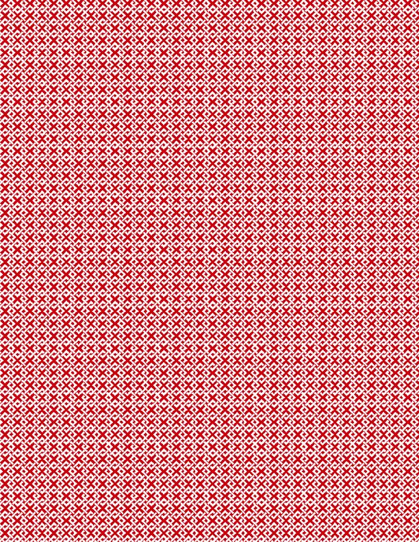 Criss Cross Two White/Red