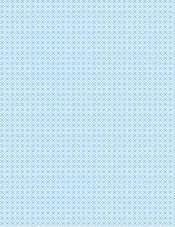 Criss Cross Two White/Baby Blue