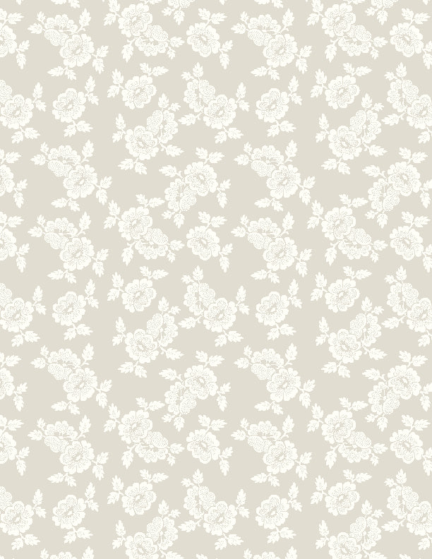 Dotted Floral Beige