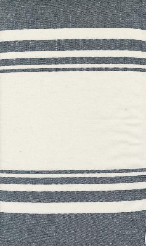 60" Panache Toweling White Black