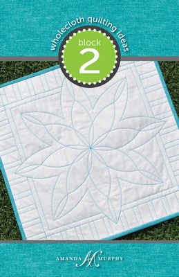 Wholecloth Quilting Ideas: Block 2 (Angle & Curve)