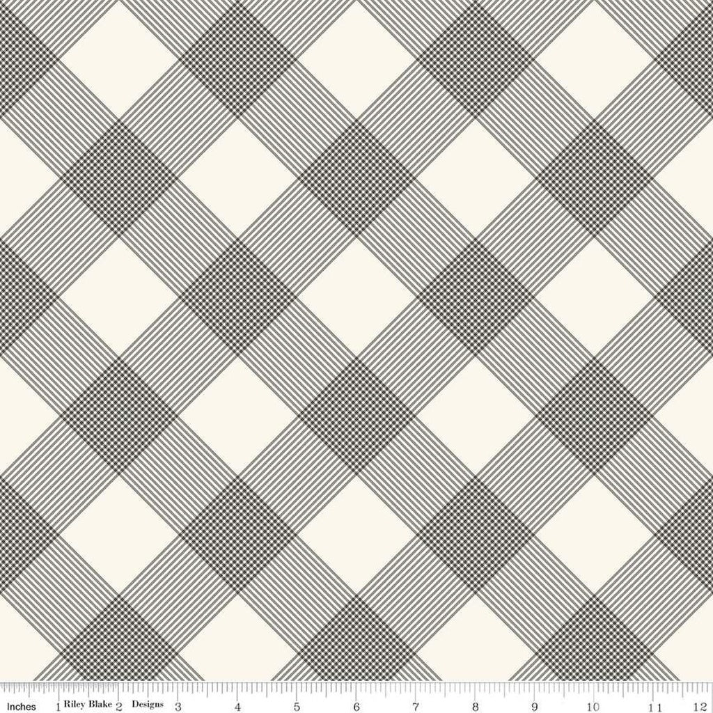 Line Plaid Cream