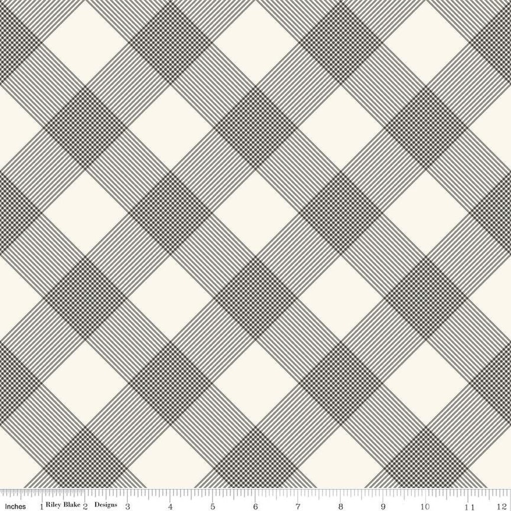 Line Plaid Cream