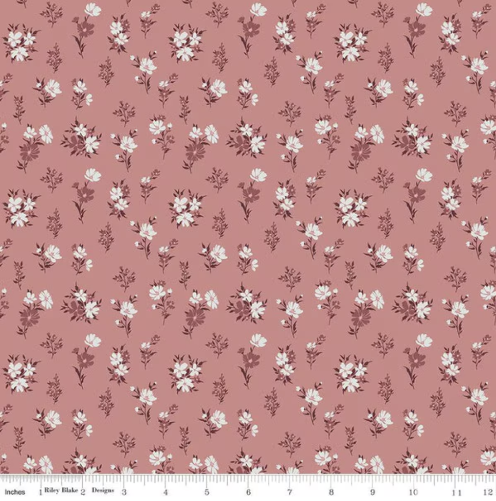 Floral Dusty Rose