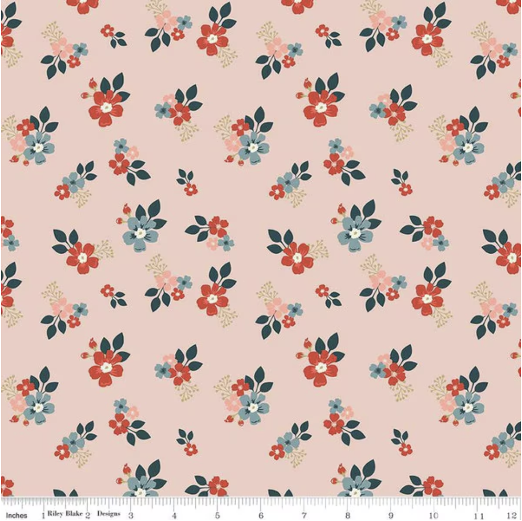 Vintage Charm Floral Blush