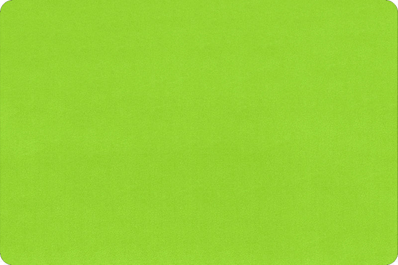 Dark Lime Solid Cuddle 3 Extra Wide 90"