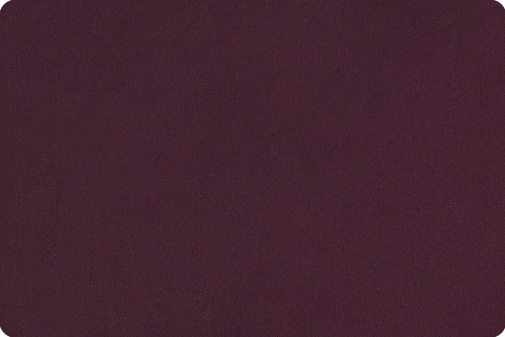 Plumwine Solid Cuddle 3 Extra Wide 90"