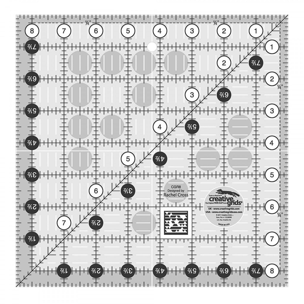 Creative Grids 8.5 SQ Ruler