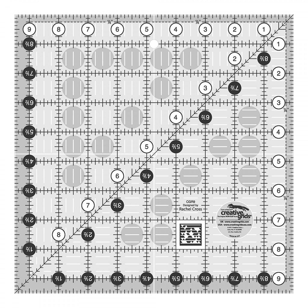 Creative Grids 9.5 SQ Ruler