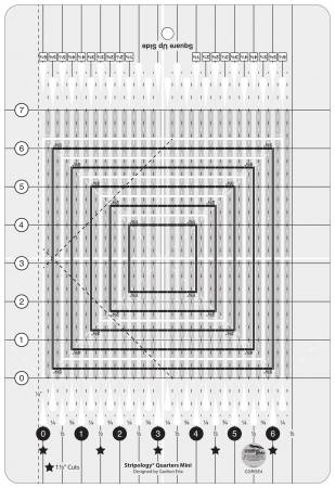 Stripology Quarters Mini Quilt Ruler