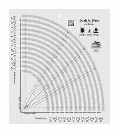 Creative Grids Oval All Ways R