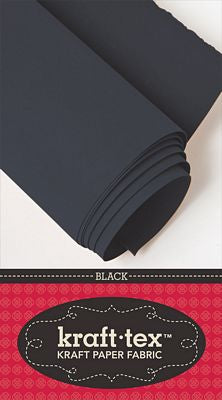 kraft-tex Paper Fabric Black