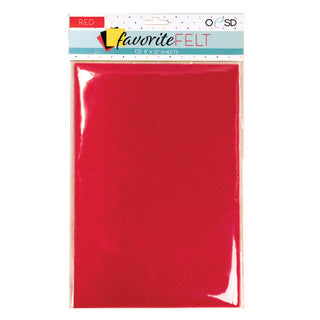 OESD Favorite Felt Red